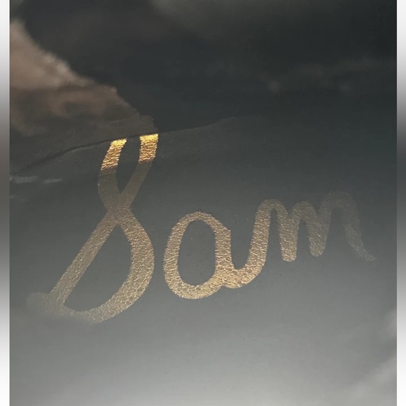 SAM EDELMAN LEX ZIP BOOT LACE BLACK COMBAT LEATHER MILITARY WOMEN US 7M BOOTS - Picture 15 of 15